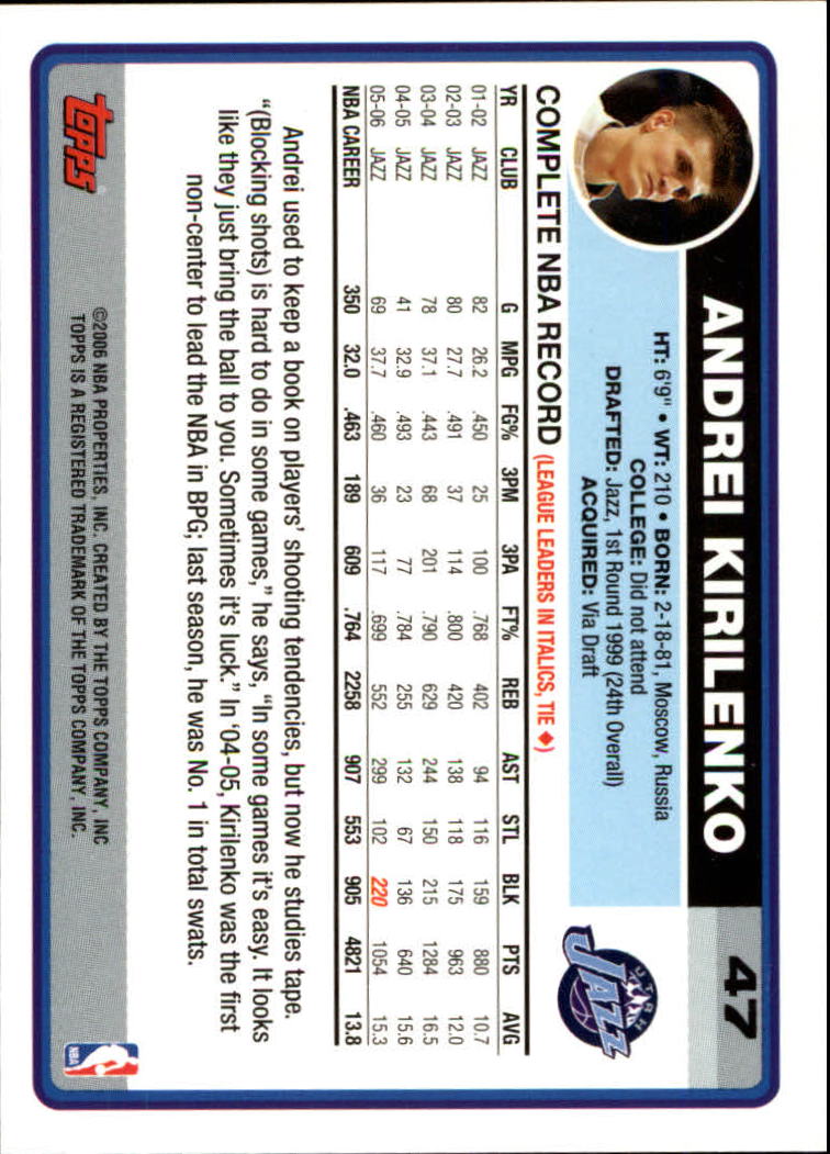 B1799- 2006-07 Topps Basketball #S 1-265 + Einsätze -du Pick- 15 + Free US - Bild 69 von 451