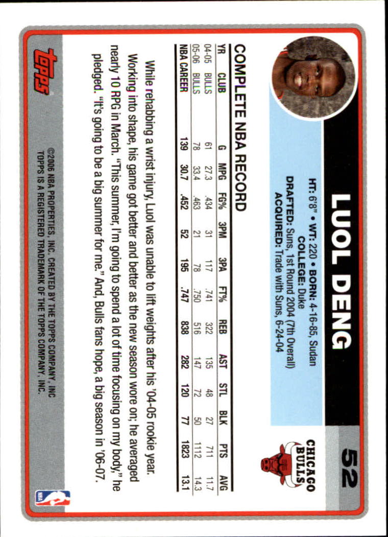 B1799- 2006-07 Topps Basketball #S 1-265 + Einsätze -du Pick- 15 + Free US - Bild 79 von 451