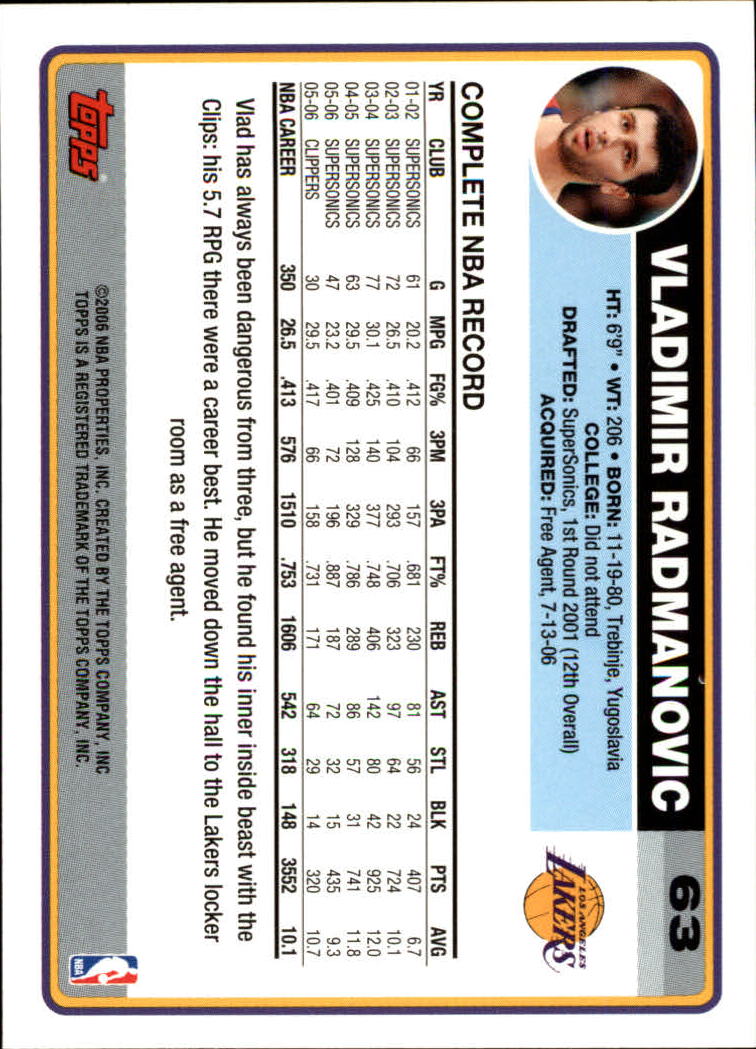 B1799- 2006-07 Topps Basketball #S 1-265 + Einsätze -du Pick- 15 + Free US - Bild 93 von 451