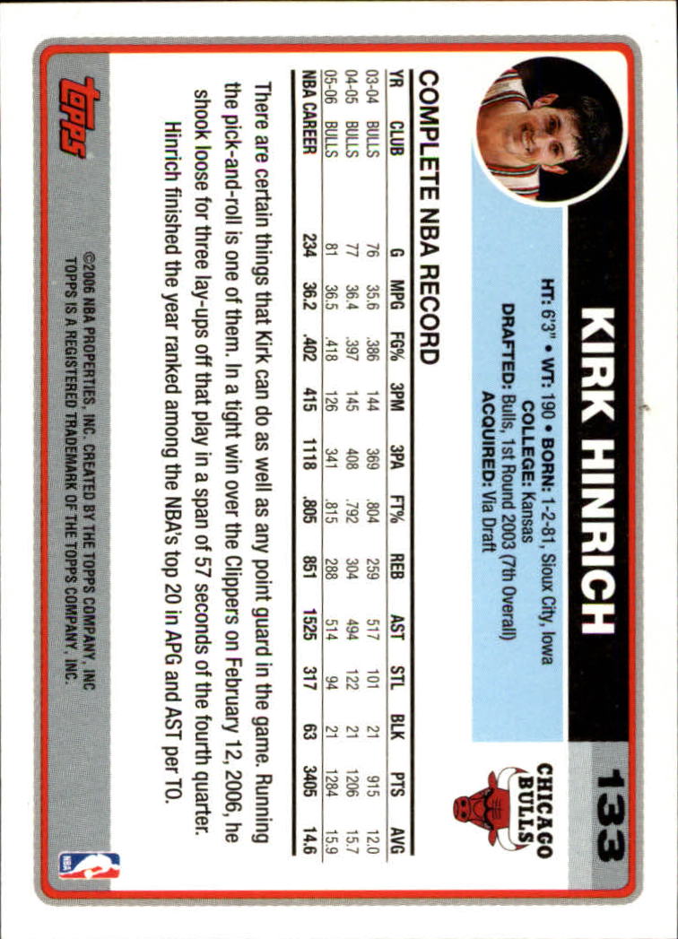 B1799- 2006-07 Topps Basketball #S 1-265 + Einsätze -du Pick- 15 + Free US - Bild 209 von 451