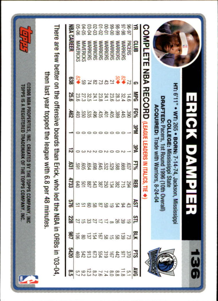 B1799- 2006-07 Topps Basketball #S 1-265 + Einsätze -du Pick- 15 + Free US - Bild 215 von 451