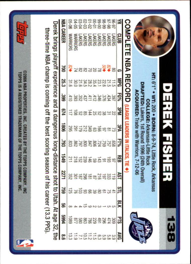 B1799- 2006-07 Topps Basketball #S 1-265 + Einsätze -du Pick- 15 + Free US - Bild 219 von 451