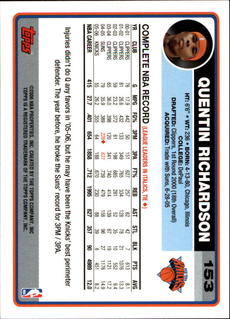 B1799- 2006-07 Topps Basketball #S 1-265 + Einsätze -du Pick- 15 + Free US - Bild 245 von 451