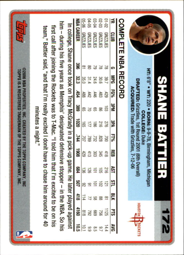B1799- 2006-07 Topps Basketball #S 1-265 + Einsätze -du Pick- 15 + Free US - Bild 283 von 451