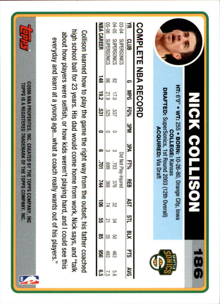 B1799- 2006-07 Topps Basketball #S 1-265 + Einsätze -du Pick- 15 + Free US - Bild 305 von 451