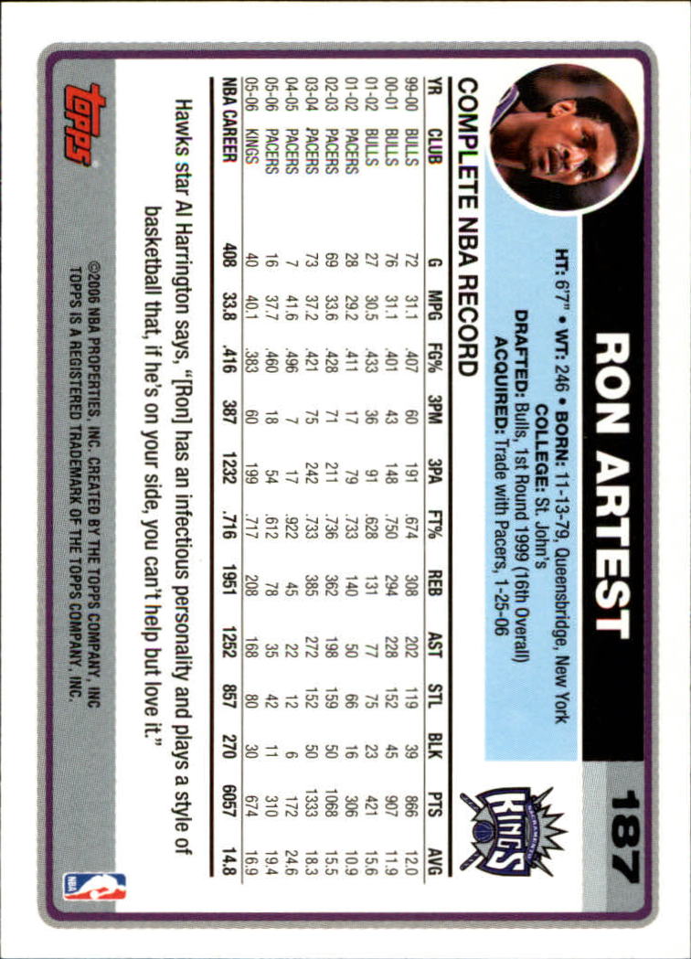 B1799- 2006-07 Topps Basketball #S 1-265 + Einsätze -du Pick- 15 + Free US - Bild 307 von 451