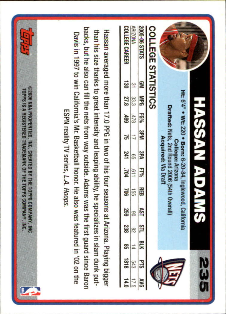 B1799- 2006-07 Topps Basketball #S 1-265 + Einsätze -du Pick- 15 + Free US - Bild 391 von 451
