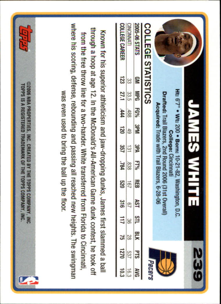 B1799- 2006-07 Topps Basketball #S 1-265 + Einsätze -du Pick- 15 + Free US - Bild 399 von 451