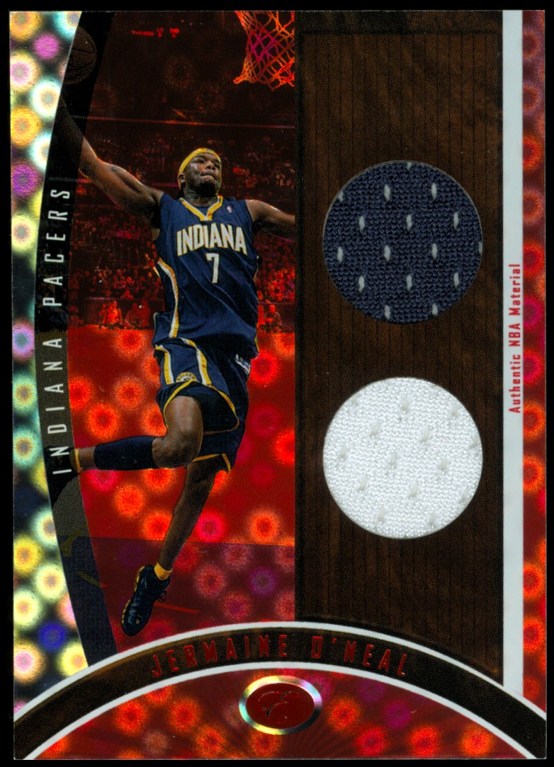 2006-07 Bowman Elevation Executive Level Relics Dual Red #DRJO Jermaine O'Neal