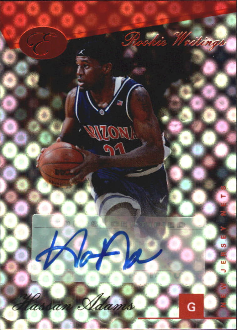 2006-07 Bowman Elevation Rookie Writing Autographs Red #HA Hassan Adams/99