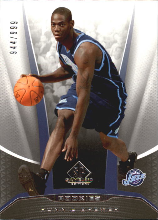 2006-07 SP Game Used #214 Ronnie Brewer RC