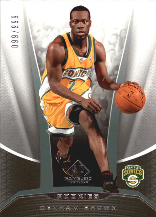 2006-07 SP Game Used #238 Denham Brown RC