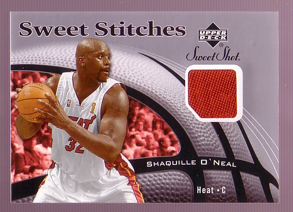 2006-07 Sweet Shot Stitches #SO Shaquille O'Neal