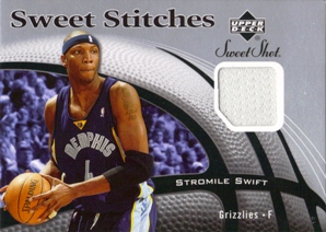 2006-07 Sweet Shot Stitches #SS Stromile Swift