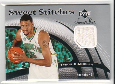 2006-07 Sweet Shot Stitches #TC Tyson Chandler
