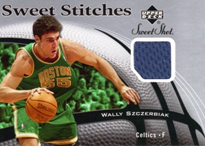 2006-07 Sweet Shot Stitches #WS Wally Szczerbiak