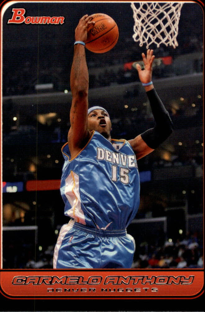 2006-07 Bowman #11 Carmelo Anthony