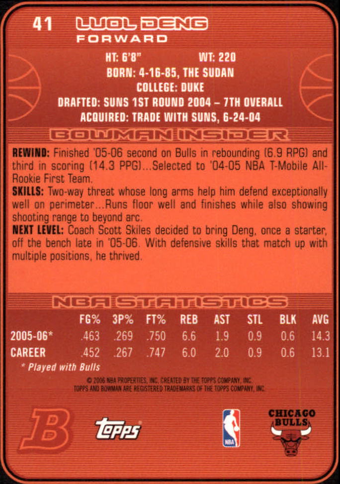A5051- 2006-07 Bowman BK Karte #S 1-165 + Einsätze -du Pick- 15 + Gratis US - Bild 69 von 271