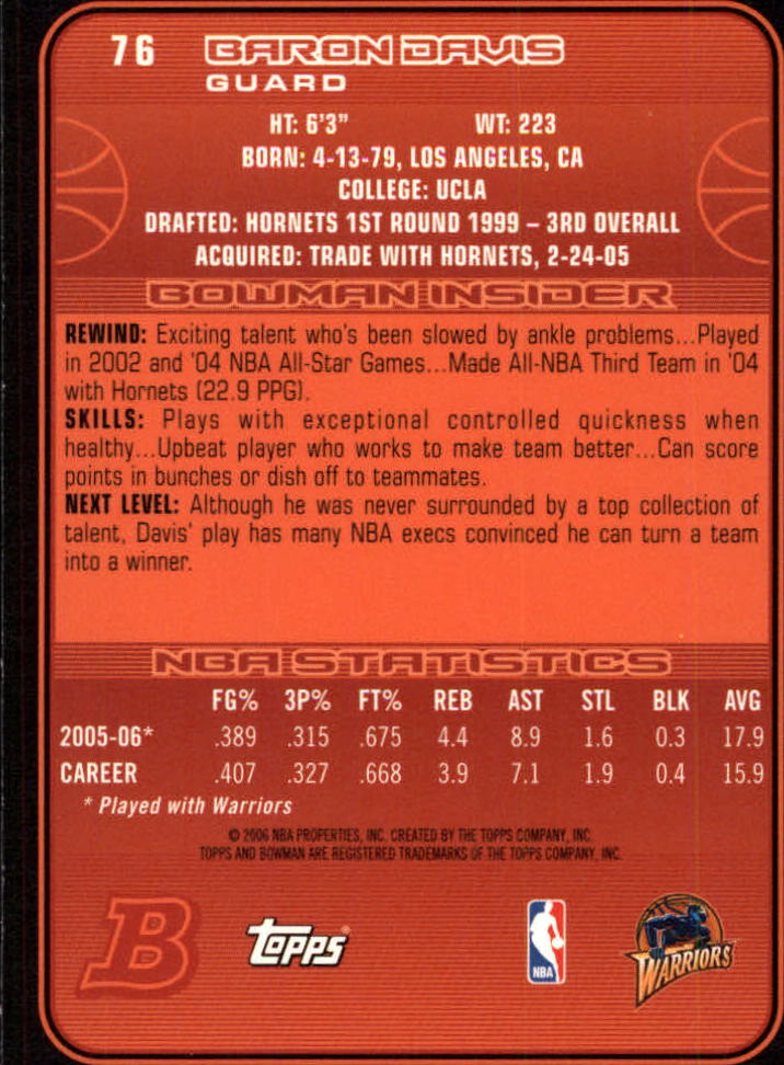 A5051- 2006-07 Bowman BK Karte #S 1-165 + Einsätze -du Pick- 15 + Gratis US - Bild 137 von 271