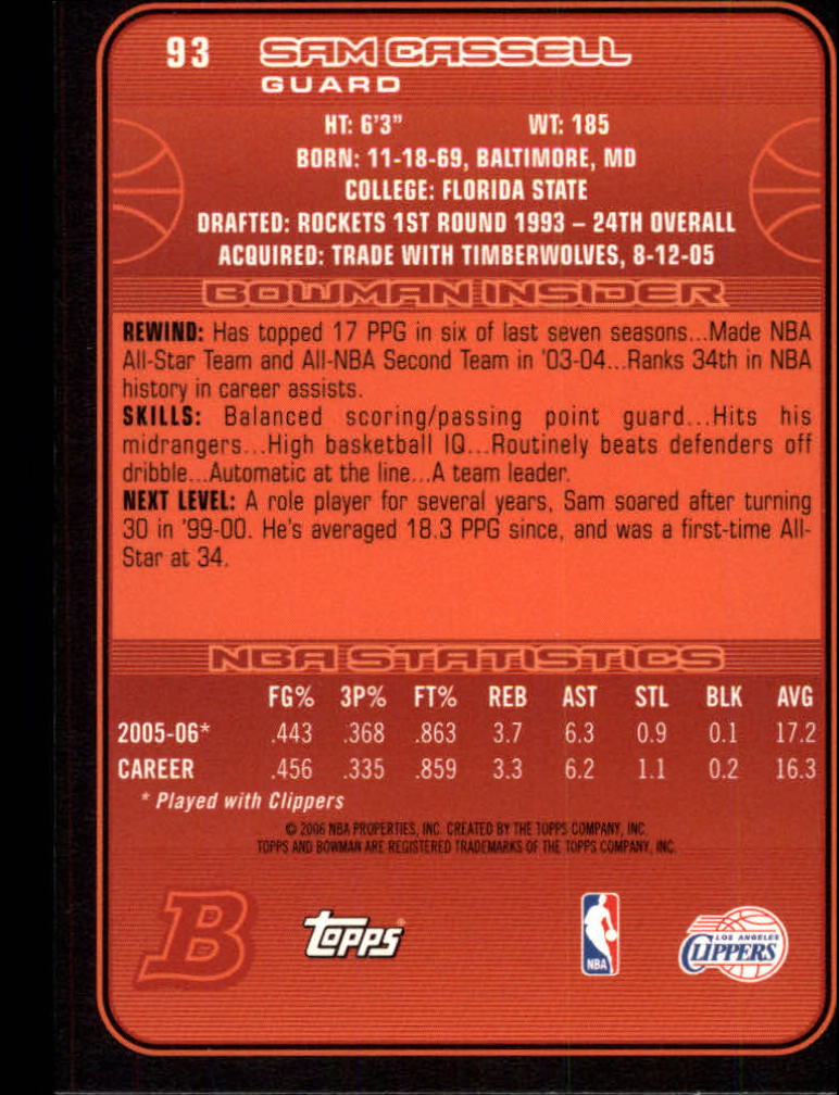 A5051- 2006-07 Bowman BK Karte #S 1-165 + Einsätze -du Pick- 15 + Gratis US - Bild 169 von 271