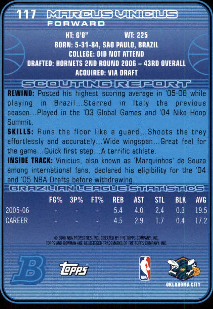 A5051- 2006-07 Bowman BK Karte #S 1-165 + Einsätze -du Pick- 15 + Gratis US - Bild 205 von 271
