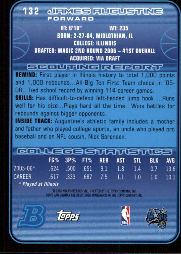 A5051- 2006-07 Bowman BK Karte #S 1-165 + Einsätze -du Pick- 15 + Gratis US - Bild 223 von 271