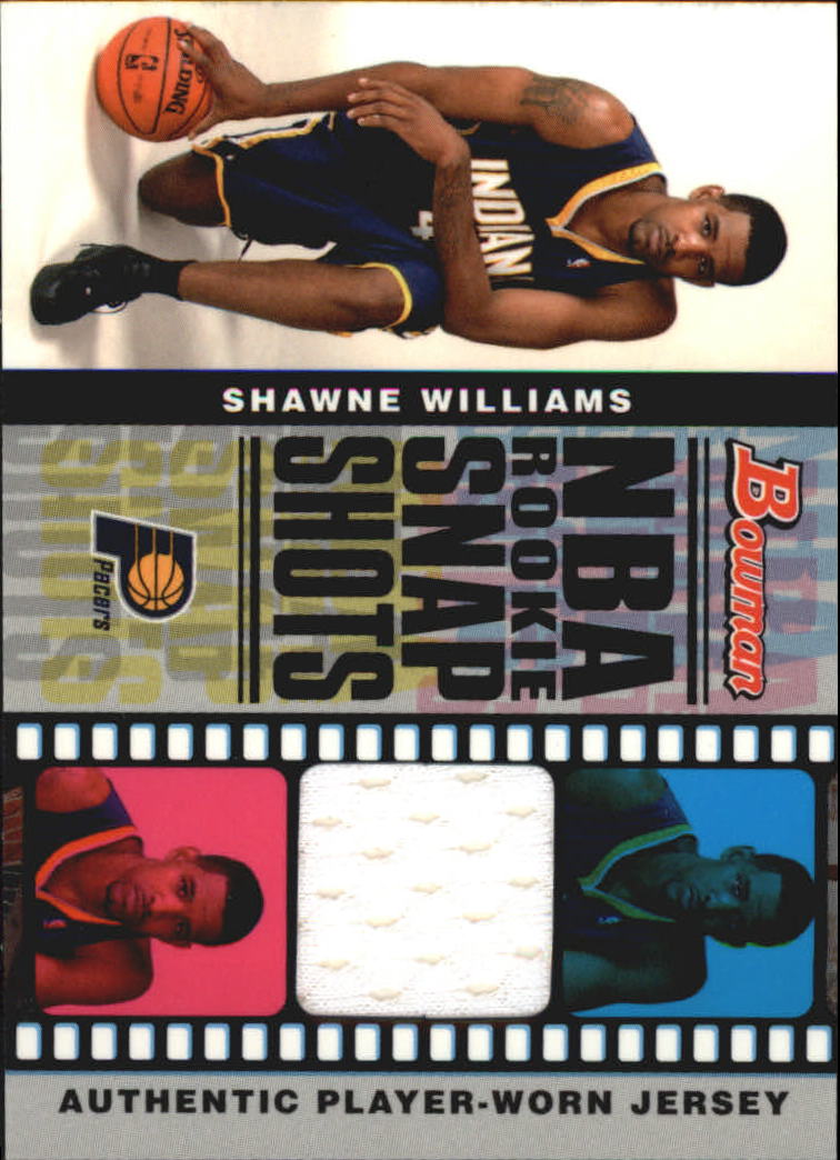 2006-07 Bowman Rookie Snapshots Relics #SWI Shawne Williams