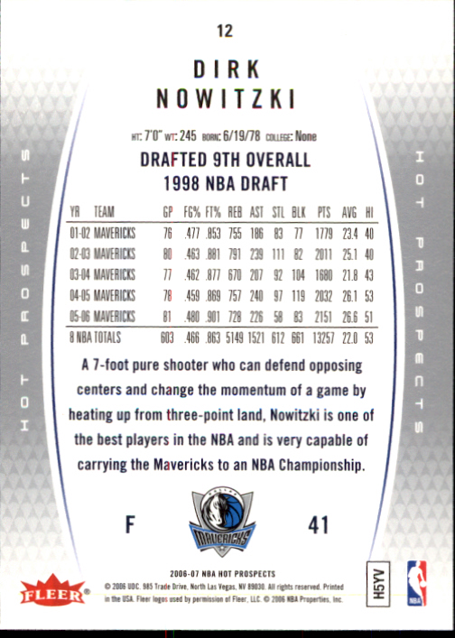 2006/2007 Fleer Hot Prospects Basketball Cards - Picture 23 of 133