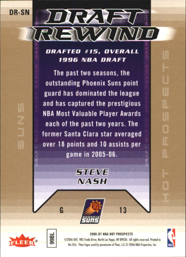 2006/2007 Fleer Hot Prospects Basketball Cards - Picture 127 of 133