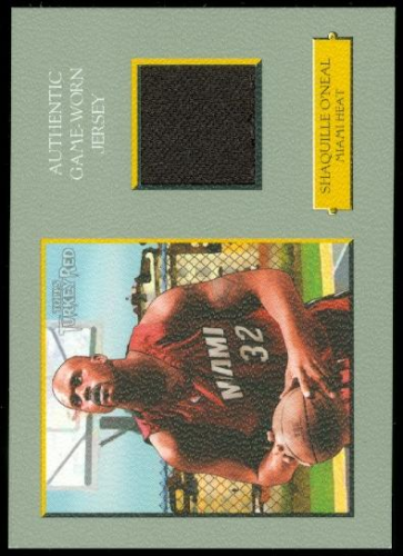 2006-07 Topps Turkey Red Relics #SO Shaquille O'Neal B