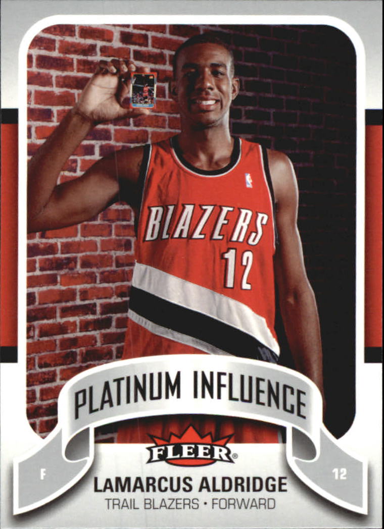 2006-07 Fleer Jordan's Platinum Influence #LA LaMarcus Aldridge