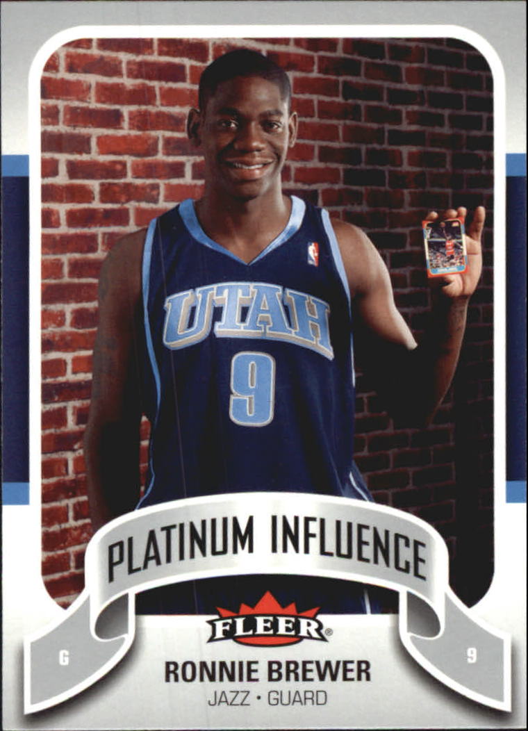 2006/2007 Fleer Basketball "Jordan's Platinum Influence" Insert Cards - Bild 12 von 31