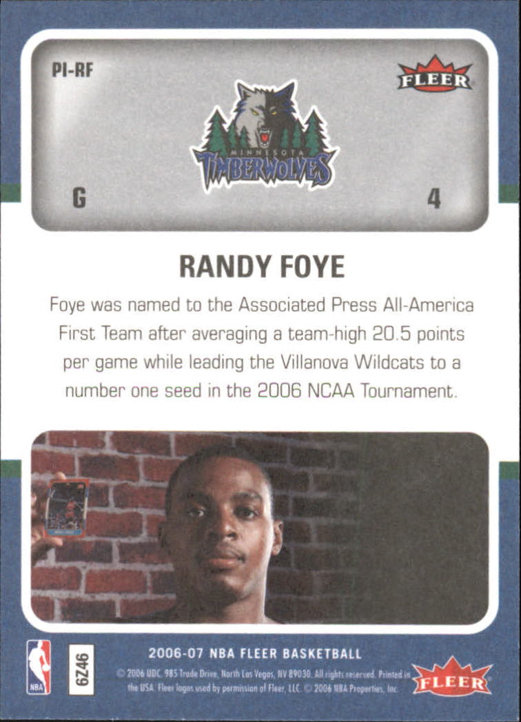 2006/2007 Fleer Basketball "Jordan's Platinum Influence" Insert Cards - Bild 17 von 31