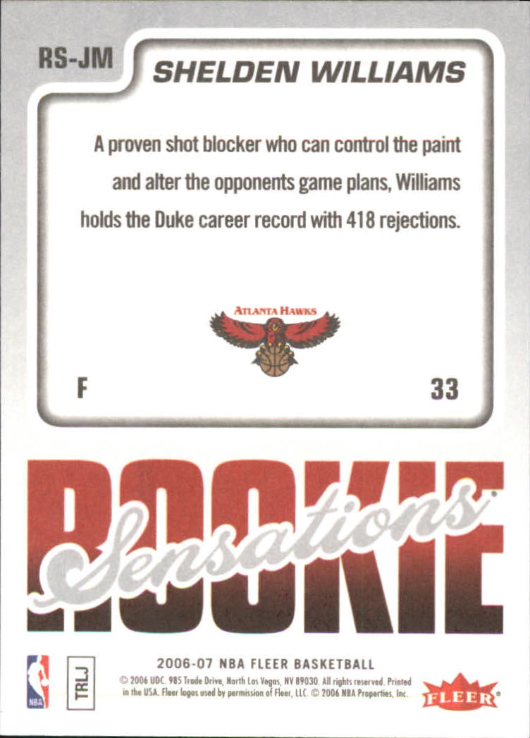 2006-07 Fleer Basketball Rookie Sensations RC Insert Singles - You Choose - Picture 9 of 19