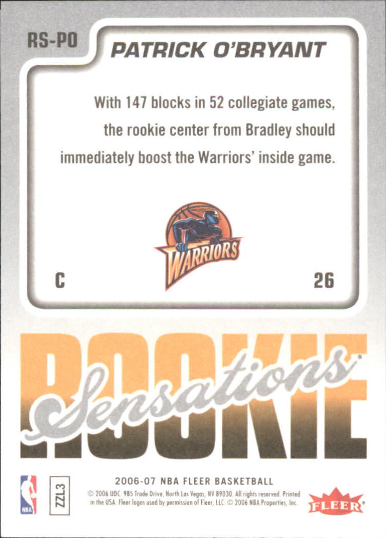 2006-07 Fleer Basketball Rookie Sensations RC Insert Singles - You Choose - Picture 12 of 19