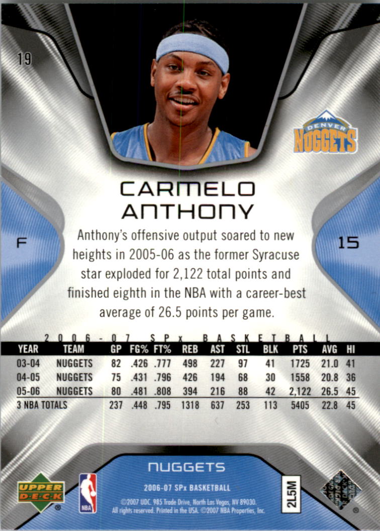 Carmelo Anthony cards (2004-2023) Nuggets Thunder Knicks Blazers - You Choose - Bild 50 von 284
