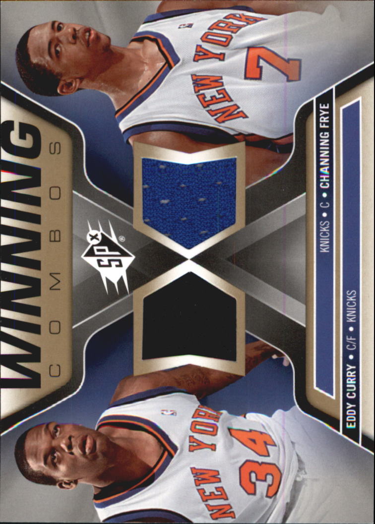 2006-07 SPx Winning Combos #WCCF Eddy Curry/Channing Frye