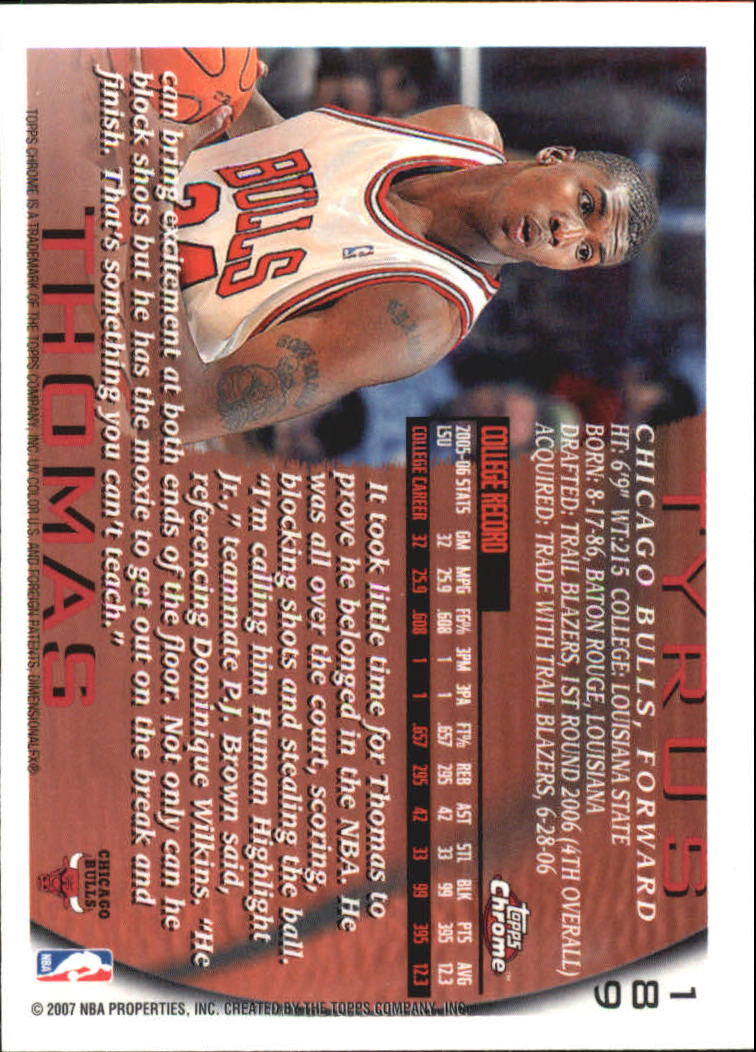 2006-07 Topps Chrome Basketball "1996-97 Variations" Insert Cards - Bild 11 von 19