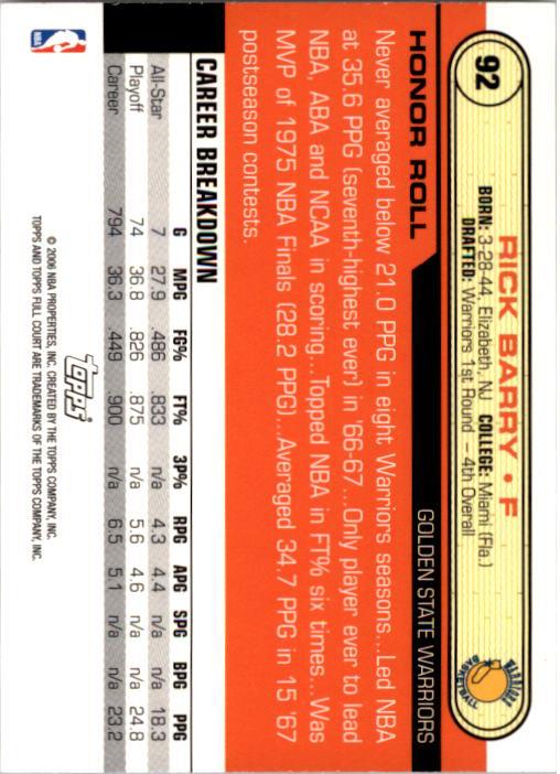 Rick Barry cards (1999-2014) Warriors Rockets - You Choose - Picture 13 of 27