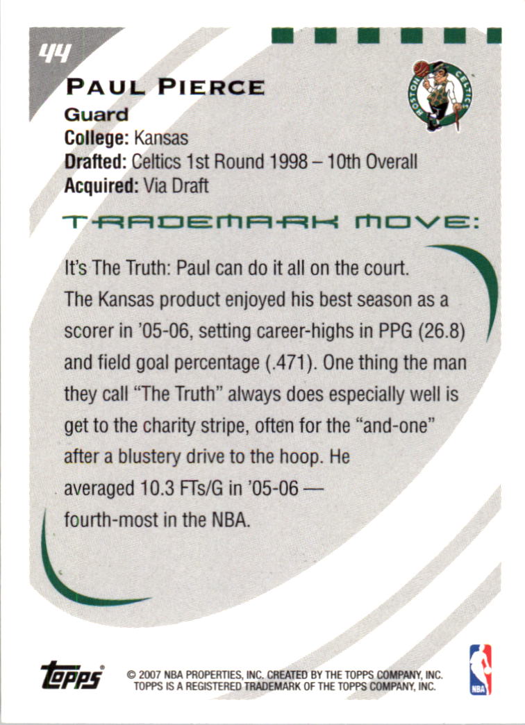 Paul Pierce cards (1999-2021) Celtics Nets - You Choose - Bild 196 von 360
