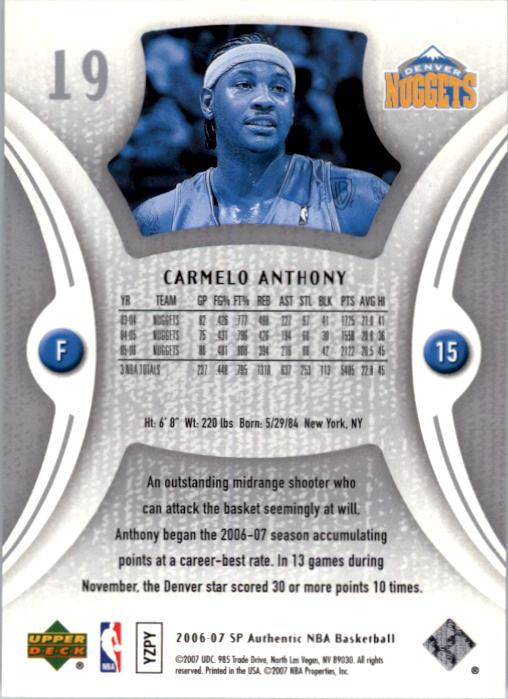 Carmelo Anthony cards (2004-2023) Nuggets Thunder Knicks Blazers - You Choose - Bild 48 von 284