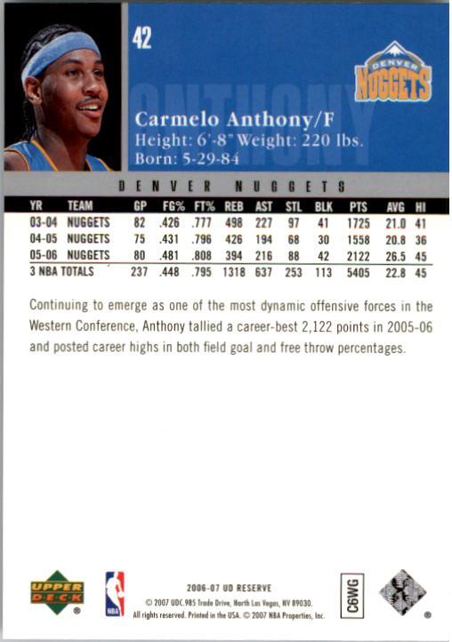 Carmelo Anthony cards (2004-2023) Nuggets Thunder Knicks Blazers - You Choose - Bild 55 von 284