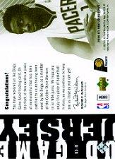 2006-07 UD Reserve Game Jerseys #ID Ike Diogu back image