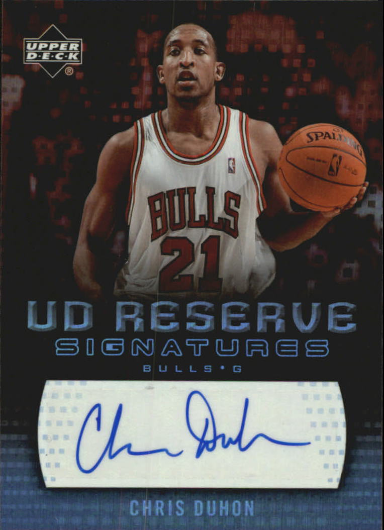 2006-07 UD Reserve Signatures #CD Chris Duhon
