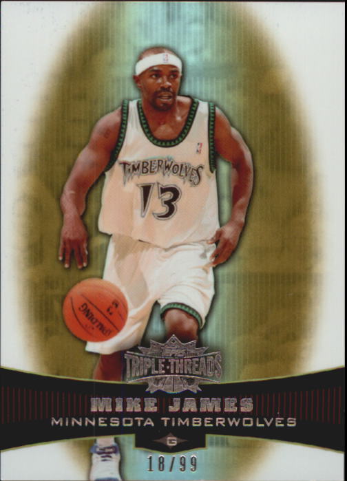 2006-07 Topps Triple Threads Gold #73 Mike James