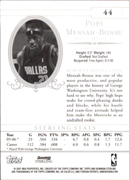 2006-07 Bowman Pallacanestro Sterling A SCELTA - Foto 42 di 104