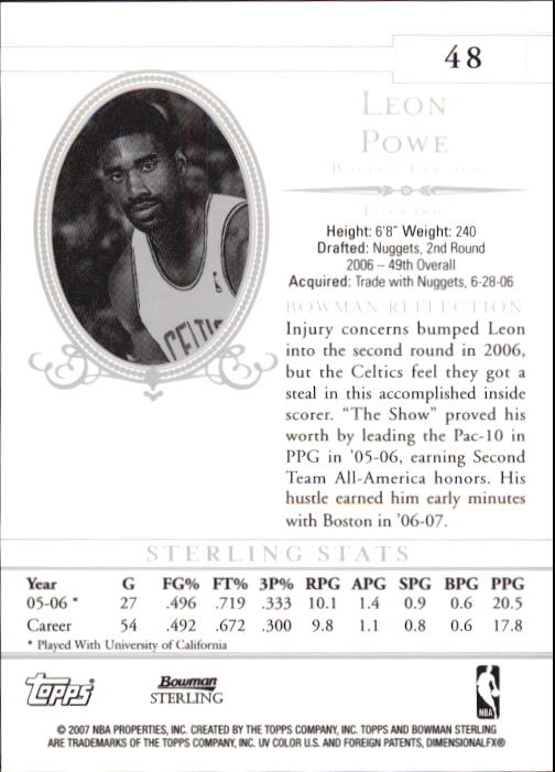 2006-07 Bowman Pallacanestro Sterling A SCELTA - Foto 50 di 104