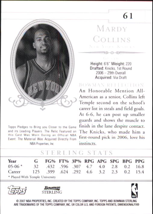 2006-07 Bowman Pallacanestro Sterling A SCELTA - Foto 64 di 104