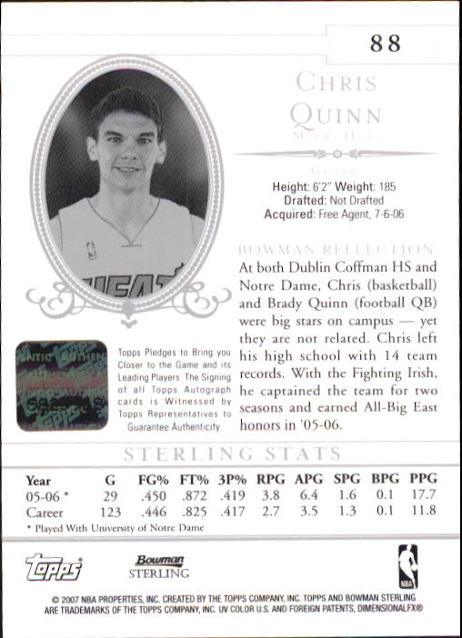 2006-07 Bowman Pallacanestro Sterling A SCELTA - Foto 93 di 104