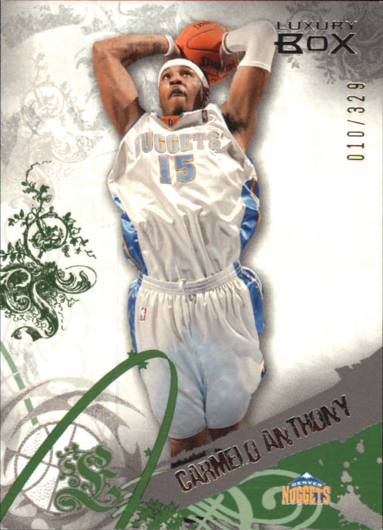 2006-07 Topps Luxury Box Green #15 Carmelo Anthony